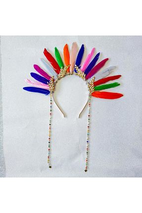 تاج رنگی زنانه فلزی queen accessories - کد 940462085
