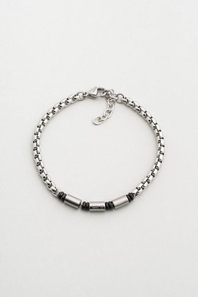 دستبند استیل (فولاد) متالیک مردانه استیل (فولاد) Stylesteel - کد 795924087