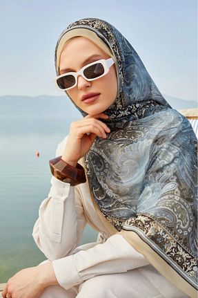 شال رنگی زنانه ابریشم Levidor - کد 940550206