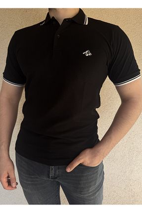 پولوشرت مشکی مردانه %100 پنبه Mesh - کد 940352682