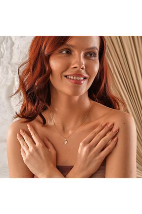 گردنبند نقره زرد زنانه 925 عیار Parla - کد 940350933
