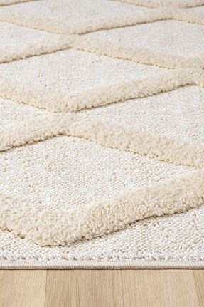 فرش بژ آنتی آلرژی SANRUGS Home & Living - کد 933354977