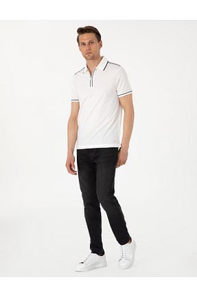 شلوار جین مشکی مردانه پاچه تنگ Pierre Cardin - کد 940564004