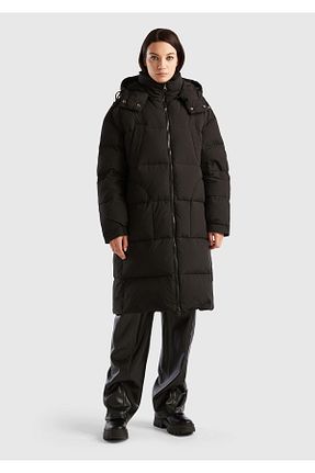 کاپشن مشکی زنانه رگولار United Colors of Benetton - کد 804556081