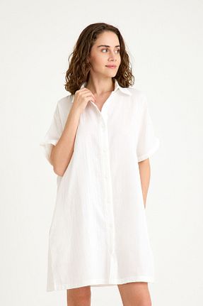 لباس ساحلی نباتی زنانه پنبه ای Miespiga - کد 940003134