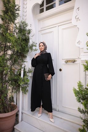 کلاه و ابایا مشکی زنانه پنبه پلی استر KADEEM - کد 801445064
