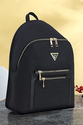 کوله پشتی مشکی زنانه سایز متوسط POLOGRAND London - کد 940558391