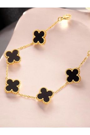 دستبند استیل (فولاد) طلائی زنانه استیل (فولاد) Merand - کد 895218057