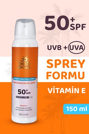کرم ضد آفتاب بدن SPF 50 + Sun Brown - کد 818609926