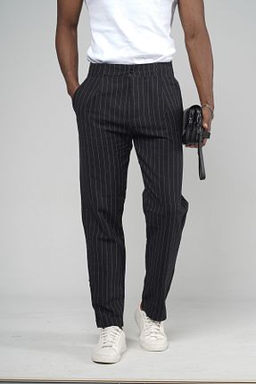 شلوار مشکی مردانه پنبه ای Butik - کد 929074442