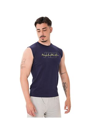 تیشرت اسپرت سرمه ای مردانه رگولار MUSCLECLOTH - کد 940609166