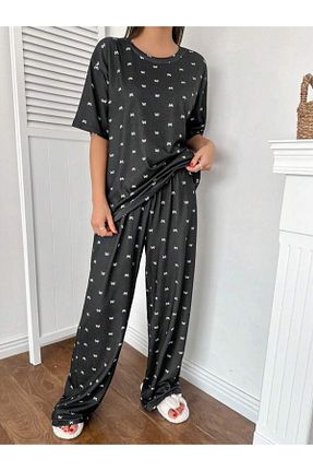 ست لباس راحتی طوسی زنانه ساده CSR HOMEWEAR - کد 940607189