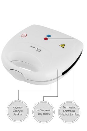 توستر سفید 1501 - 2000 Watt AWOX - کد 33134125