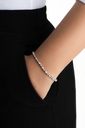 دستبند نقره سفید زنانه 925 عیار So Chic - کد 410183940