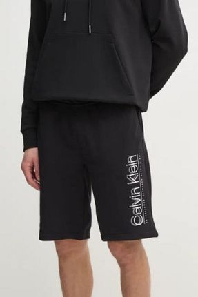 شلوارک و برمودا مشکی زنانه رگولار Calvin Klein - کد 901861132