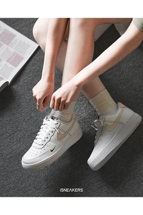 کفش اسنیکر سفید زنانه بند دار Nike - کد 940836364