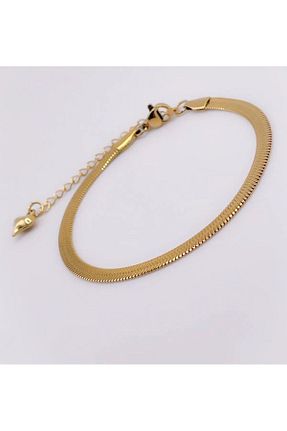 دستبند جواهر متالیک زنانه برنجی demirosa - کد 940712416