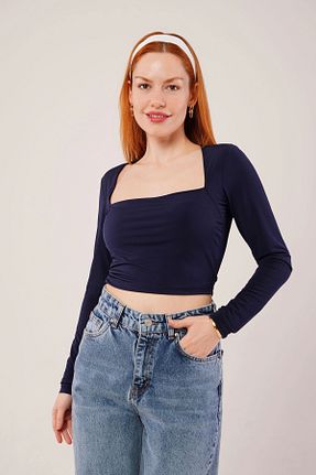 بلوز رنگی زنانه ساده Silerra - کد 904925151