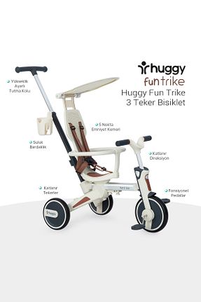 کالسکه 3 چرخ کودک بژ Çift Yönlü Huggy - کد 936189600