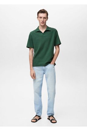 پیراهن سبز مردانه رگولار MANGO Man - کد 899611528