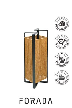 لامبادر مشکی فلزی Forada Home & Style - کد 928970722
