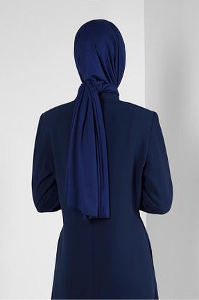 شال سرمه ای زنانه پلی استر Alvina - کد 870008636