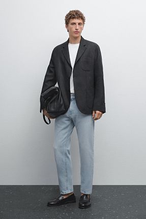شلوار جین آبی مردانه پاچه تنگ Massimo Dutti - کد 933199883