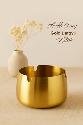زیر سیگاری طلائی فلزی Anadolu Saray - کد 938433761