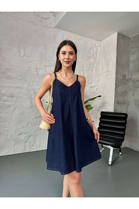 لباس سرمه ای زنانه جین Elif Özbey Butik - کد 939013984