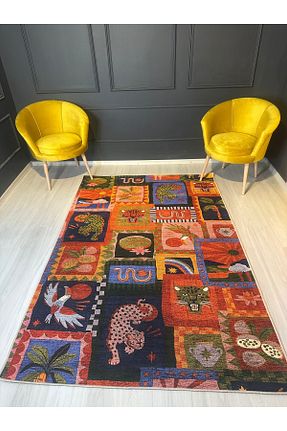 فرش رنگی قابل شستشو Rugs Modern Halı - کد 781564060