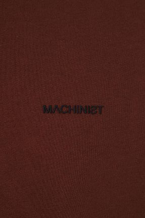 تیشرت قهوه ای مردانه اورسایز Machinist - کد 939020254