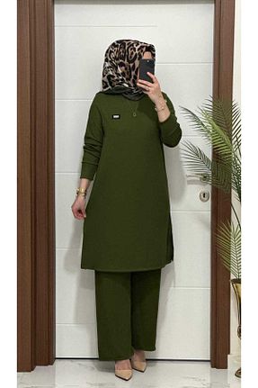 ست بالاتنه و پائین تنه حجاب رنگی زنانه Blazer modasura - کد 939026837
