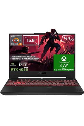 لپ تاپ گیمینگ مشکی AMD Ryzen 7 ASUS - کد 890467326