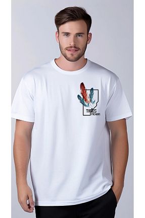 تیشرت سفید مردانه رگولار Vintbont - کد 938870806