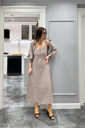 ست بالاتنه و پائین تنه رنگی زنانه رگولار Banu Angay - کد 939044167