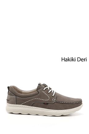 کفش کژوال رنگی مردانه چرم خالص GÖNDERİ(R) - کد 939058034