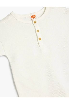 تیشرت نباتی بچه گانه یقه دوچرخه Koton - کد 887056080