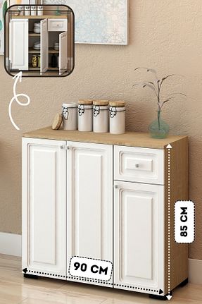 کابینت چند منظوره سفید Suntalam Fly Mobilya - کد 2165215