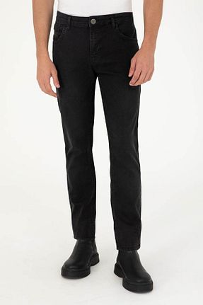 شلوار جین مشکی مردانه پاچه تنگ U.S. Polo Assn. - کد 939084091