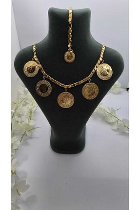 ست استیل زرد روکش طلا michelle takı zerafetin yeni adresi - کد 939095093