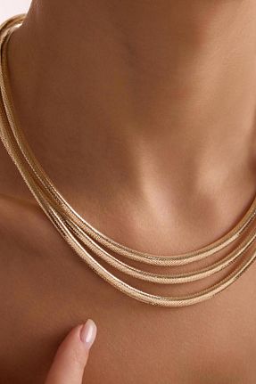گردنبند طلا زرد زنانه 14 عیار Bayar Gold - کد 939111158