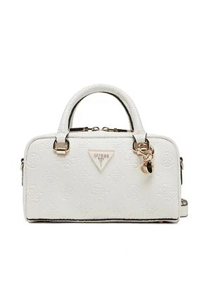 کیف دوشی سفید زنانه چرم مصنوعی Guess - کد 902724867