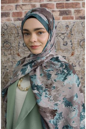 شال رنگی زنانه پنبه ای Fatma Atasoy - کد 939125760