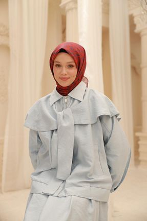 روسری قرمز پنبه ای Silk Home - کد 929125997