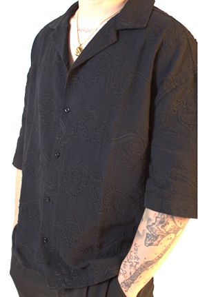پیراهن مشکی زنانه اورسایز Nyctophilia Wear - کد 939134806