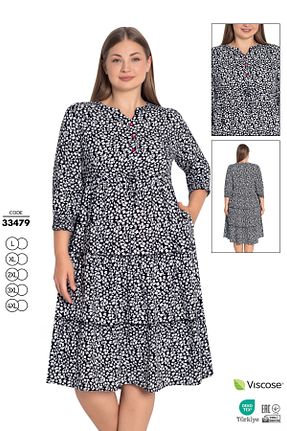 لباس سایز بزرگ رنگی زنانه ویسکون Juliet Deluxe - کد 937537615