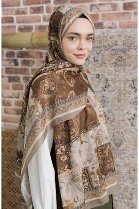 شال رنگی زنانه پلی استر Fatma Atasoy - کد 939126206