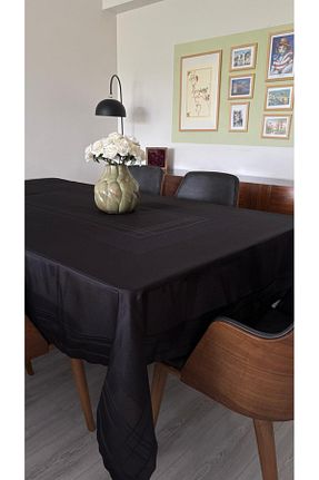 رومیزی مشکی پلی استر homease - کد 939187143