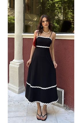 لباس مشکی زنانه بافتنی Belle Perre - کد 836514609