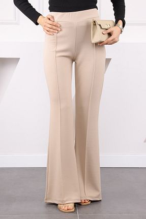 شلوار حجاب بژ زنانه مخلوط پلی استر İmajButik - کد 939134743